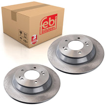 Load image into Gallery viewer, Pair of Rear Brake Disc Fits Kia OE 58411A4000 Febi 108550