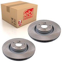 Load image into Gallery viewer, Pair of Front Brake Disc Fits Toyota OE 4351205090 Febi 108551