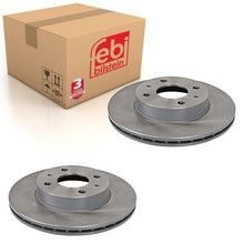 Load image into Gallery viewer, Pair of Front Brake Disc Fits Nissan OE 402060M801 Febi 108557