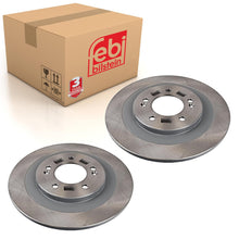 Load image into Gallery viewer, Pair of Rear Brake Disc Fits Hyundai OE 584113Z700 Febi 108563