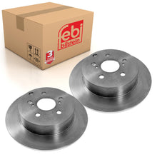Load image into Gallery viewer, Pair of Rear Brake Disc Fits Toyota OE 424310F020 Febi 108572