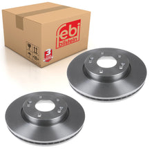 Load image into Gallery viewer, Pair of Front Brake Disc Fits Hyundai OE 517123K050 Febi 108573