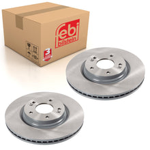 Load image into Gallery viewer, Pair of Front Brake Disc Fits Hyundai OE 51712D7000 Febi 108575
