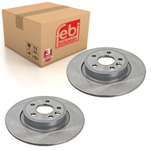 Load image into Gallery viewer, Pair of Rear Brake Disc Fits Land Rover OE LR 061388 Febi 108577