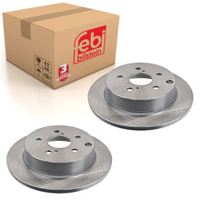 Load image into Gallery viewer, Pair of Rear Brake Disc Fits Toyota OE 4243147050 Febi 108579