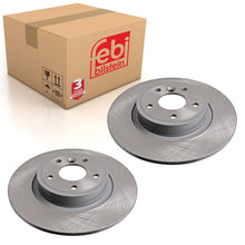 Load image into Gallery viewer, Pair of Rear Brake Disc Fits Jaguar OE T4N 1742 Febi 108585