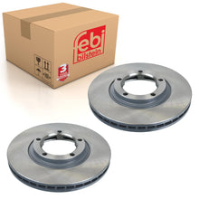 Load image into Gallery viewer, Pair of Front Brake Disc Fits Hyundai OE 581294A100 Febi 108592