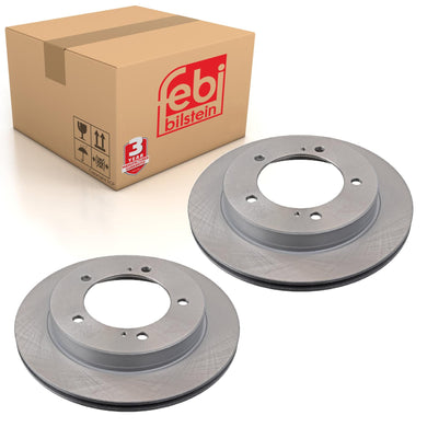 Pair of Brake Disc Fits Suzuki Jimny AWD OE 5521176J11 Febi 108602