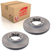 Load image into Gallery viewer, Pair of Brake Disc Fits Nissan Cabstar E Trade 100 Bus Trade 100 Tru Febi 108605