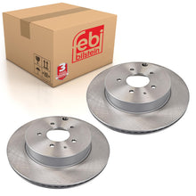 Load image into Gallery viewer, Pair of Rear Brake Disc Fits Mazda OE TD1126251 Febi 108619