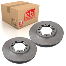 Load image into Gallery viewer, Pair of Front Brake Disc Fits Nissan OE 40206VB000 Febi 108624