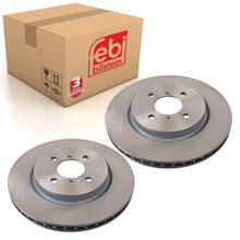 Load image into Gallery viewer, Pair of Front Brake Disc Fits Suzuki OE 5531171L51 Febi 108626