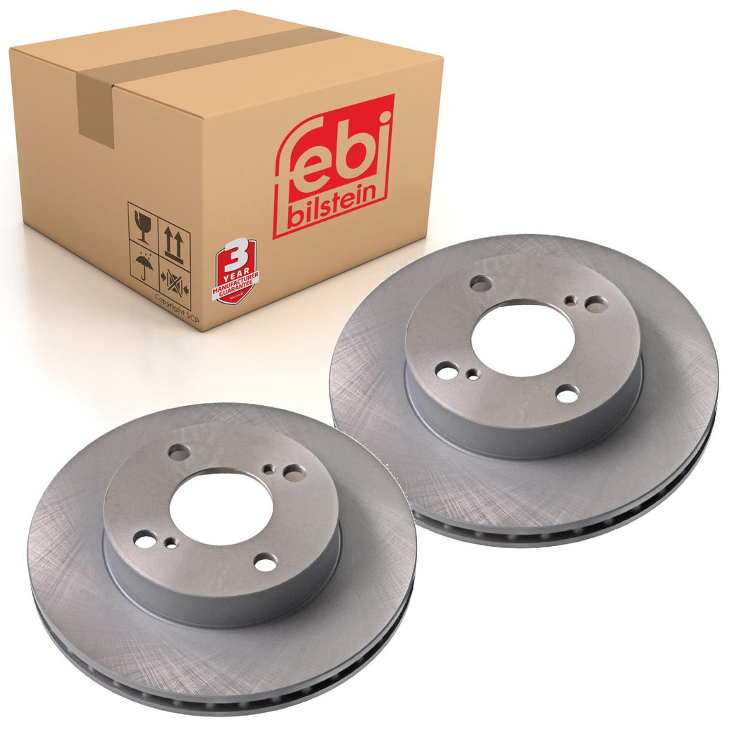 Pair of Front Brake Disc Fits Suzuki OE 5531184M00 Febi 108628