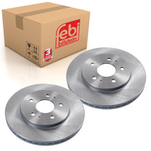 Load image into Gallery viewer, Pair of Front Brake Disc Fits Daihatsu OE 43512B4010 Febi 108631