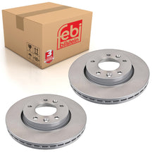 Load image into Gallery viewer, Pair of Front Brake Disc Fits Kia OE 0K55B33251 Febi 108634