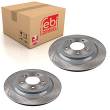 Load image into Gallery viewer, Pair of Rear Brake Disc Fits Hyundai OE 58411D7700 Febi 108637