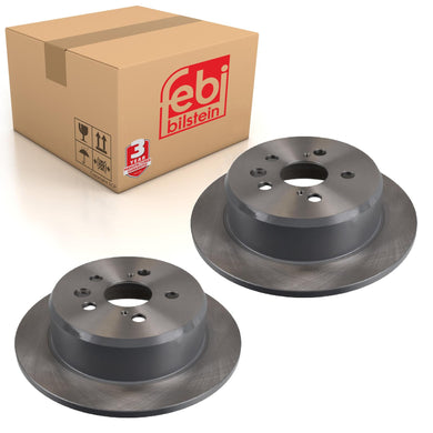 Pair of Rear Brake Disc Fits Toyota OE 4243120320 Febi 108639