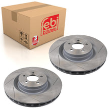 Load image into Gallery viewer, Pair of Front Brake Disc Fits Chrysler OE 05290537AB Febi 108643
