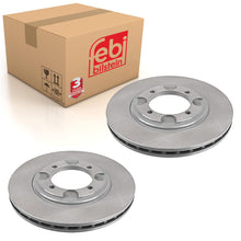 Load image into Gallery viewer, Pair of Front Brake Disc Fits Hyundai OE 5171228300 Febi 108646