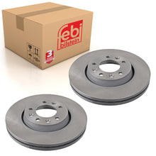 Load image into Gallery viewer, Pair of Front Brake Disc Fits Fiat OE 9404249878 Febi 108651