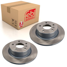 Load image into Gallery viewer, Pair of Rear Brake Disc Fits Land Rover OE SDB000470 Febi 108652