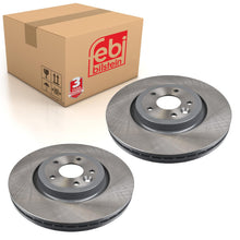 Load image into Gallery viewer, Pair of Front Brake Disc Fits Jaguar OE T4N 1801 Febi 108654