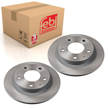 Load image into Gallery viewer, Pair of Rear Brake Disc Fits Mazda OE B01C26251A Febi 108658