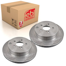 Load image into Gallery viewer, Pair of Rear Brake Disc Fits Subaru OE 26700SG000 Febi 108659