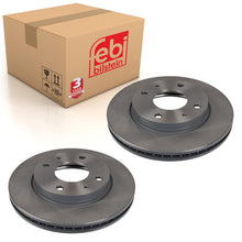 Load image into Gallery viewer, Pair of Front Brake Disc Fits Hyundai OE 5171238100 Febi 108663