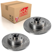 Load image into Gallery viewer, Pair of Rear Brake Disc Fits Renault OE 43 20 073 43R Febi 108665