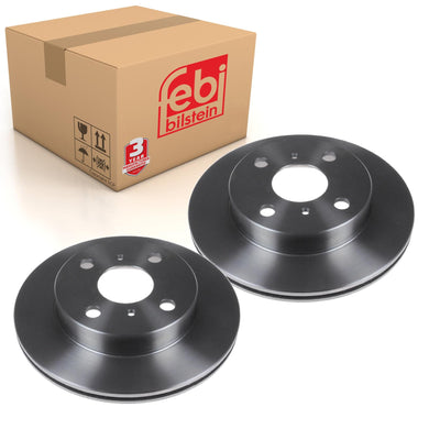 Pair of Front Brake Disc Fits Toyota OE 4351210160 Febi 108671