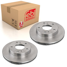 Load image into Gallery viewer, Pair of Front Brake Disc Fits Nissan OE 402069C001 Febi 108678