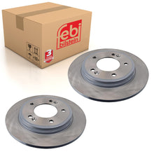 Load image into Gallery viewer, Pair of Rear Brake Disc Fits Kia OE 58411G2300 Febi 108681