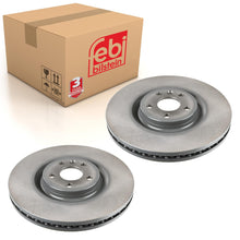 Load image into Gallery viewer, Pair of Front Brake Disc Fits Land Rover OE LR083647 Febi 108690