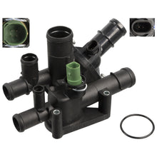 Load image into Gallery viewer, Thermostat Inc Housing Seal &amp; Temperature Switch Fits Volkswagen Bor Febi 108921