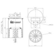 Load image into Gallery viewer, Air Spring Inc Plastic Piston &amp; Piston Rod Fits IVECO OE 500042588 Febi 109087
