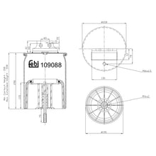 Load image into Gallery viewer, Air Spring Inc Plastic Piston &amp; Piston Rod Fits IVECO OE 500042589 Febi 109088