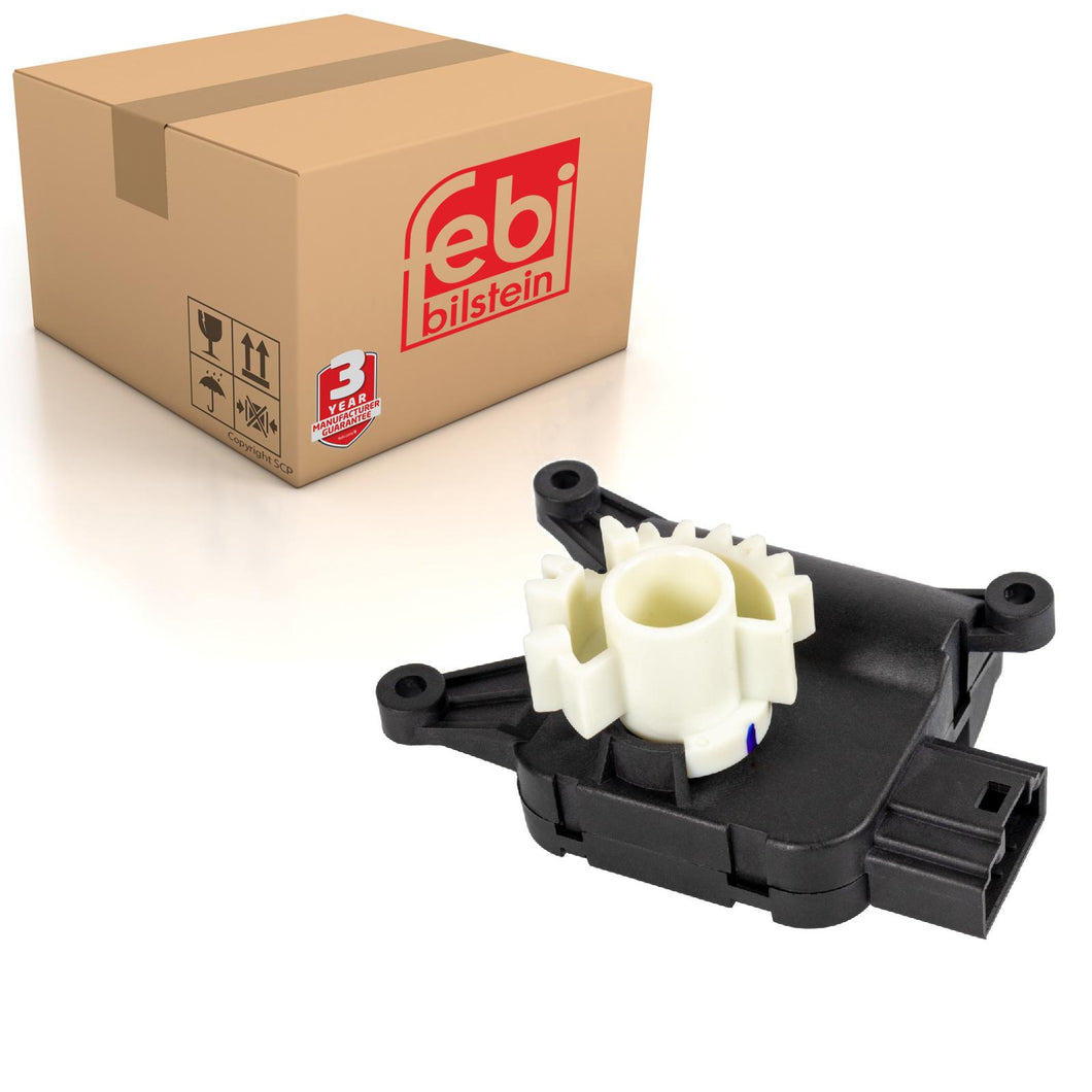 Recirculating Air Flap Adjustment Motor Inc Lever Fits Volkswagen Bo Febi 109176
