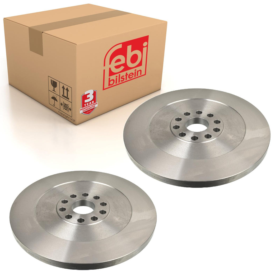Pair of Brake Disc Fits Mercedes Benz UnimogU OE 4174210012 Febi 10925