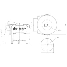 Load image into Gallery viewer, Air Spring Inc Steel Piston &amp; Piston Rod Fits IVECO OE 500042576 Febi 109297