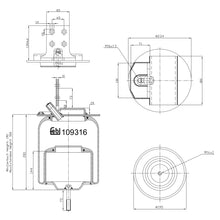 Load image into Gallery viewer, Air Spring Inc Steel Piston &amp; Piston Rod Fits IVECO OE 002997991 Febi 109316