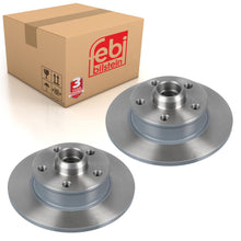 Load image into Gallery viewer, Pair of Rear Brake Disc Fits Volkswagen Corrado Golf Jetta Passat Ven Febi 11394