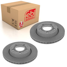 Load image into Gallery viewer, Pair of Rear Brake Disc Fits Audi 100 44 quattro 200 A8 4D Febi 11397