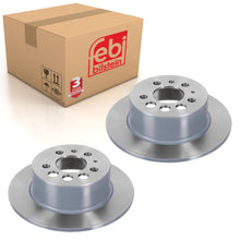 Load image into Gallery viewer, Pair of Rear Brake Disc Fits Volvo 240 260 740 760 940 960 Febi 11449