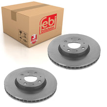 Load image into Gallery viewer, Pair of Front Brake Disc Fits Volvo 850 OE 31262091SK1 Febi 11453