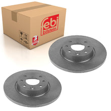 Load image into Gallery viewer, Pair of Front Brake Disc Fits Volvo 440 460 480 OE 3459661 Febi 11460
