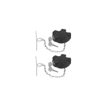 Load image into Gallery viewer, Lockable Solid Tank Cap Set Inc Gasket &amp; Chain Fits Volvo B58 BR F10 Febi 11564