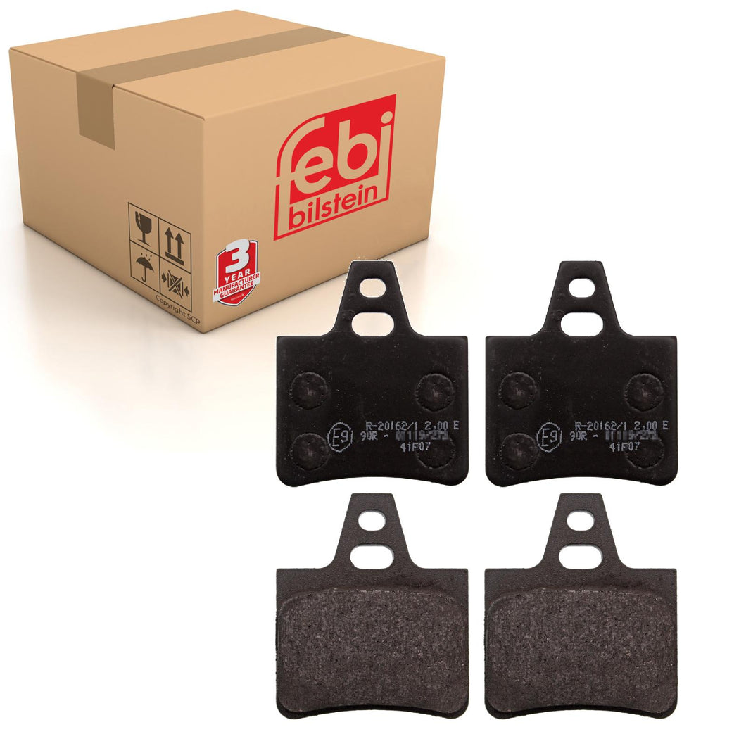 Rear Brake Pads XM Set Kit Fits Citroen 4251.83 Febi 116040