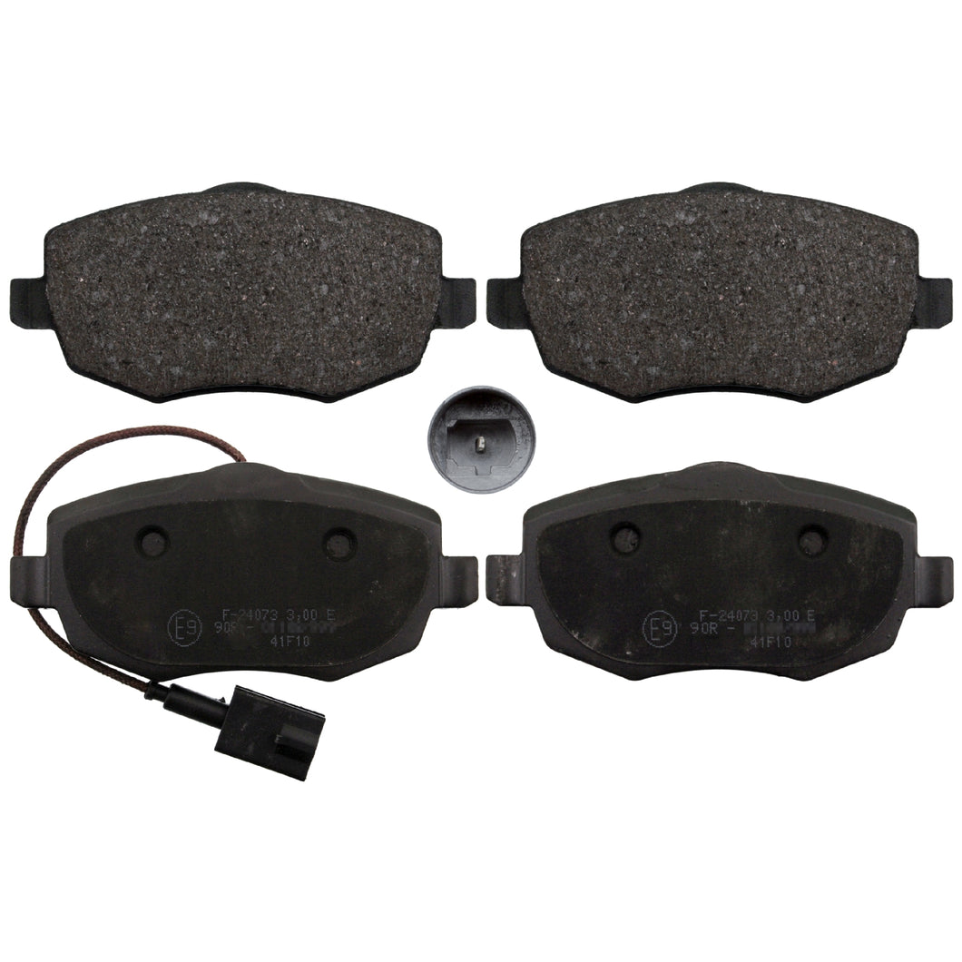 Front Brake Pad Set Inc Securing Bolts Fits Lancia Ypsilon I Febi 116097