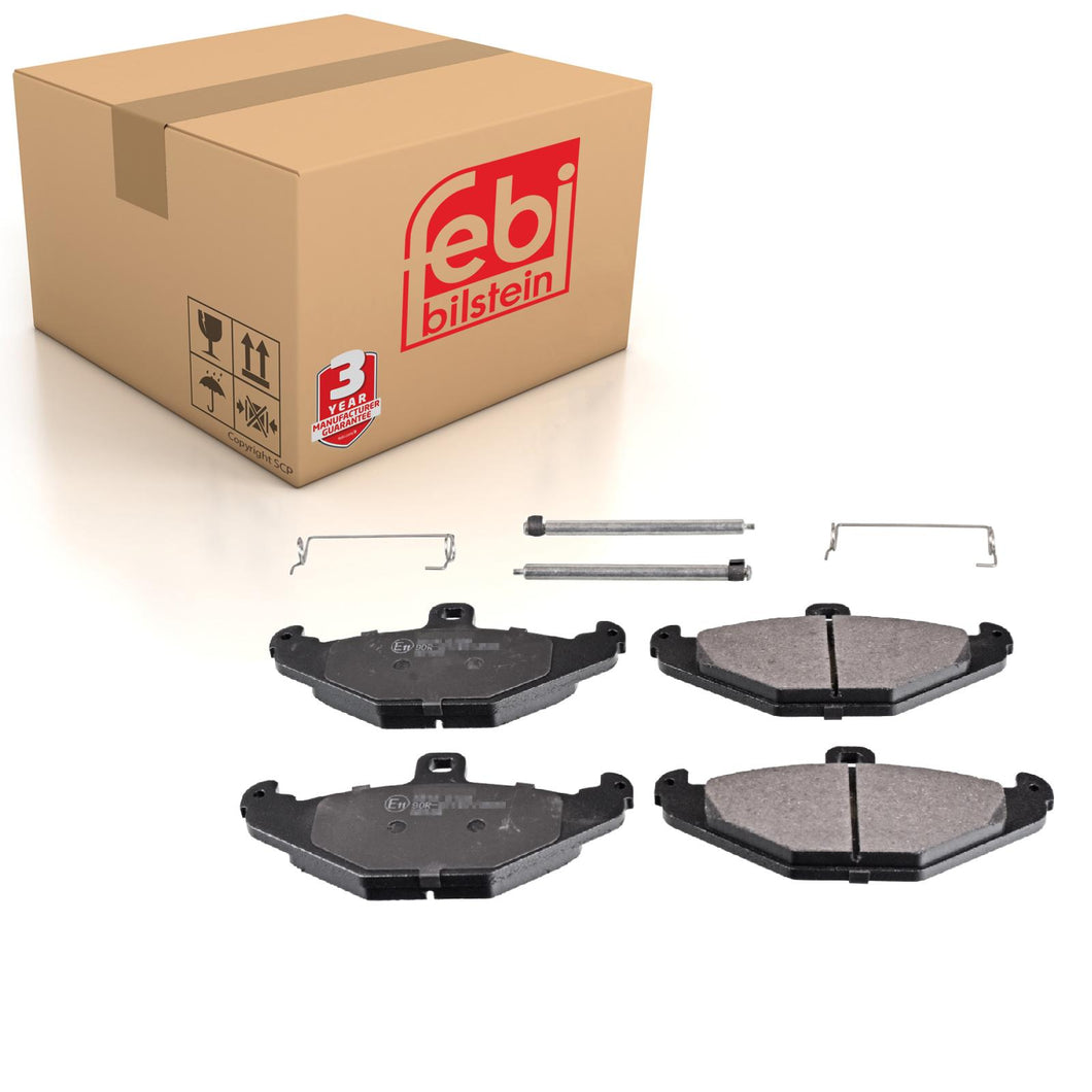 Rear Brake Pads VX220 Set Kit Fits Vauxhall 48 01 293 Febi 116158